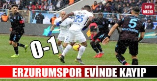 Spor Toto Süper Lig: BB Erzurumspor: 0 - Trabzonspor: 1
