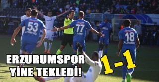 Spor Toto Süper Lig: BB Erzurumspor: 1 - Kasımpaşa: 1