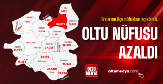 Erzurum ilçe nüfusları açıklandı