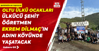 Oltu Ülkü Ocakları, şehidini unutmadı