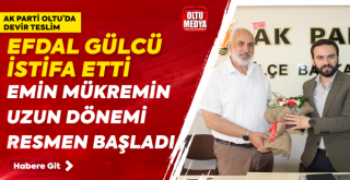 AK Parti Oltu'da devir t eslim töreni