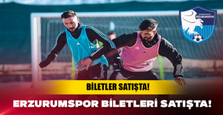 Erzurumspor biletleri satışta!