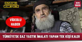 Erzurumlu Mehmet Geyik, Türkiye'de Saz Yastık İmalatı Yapan Tek Kişi Kaldı
