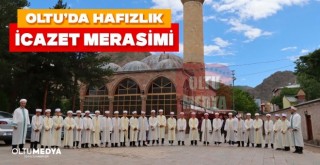 8 Kuran kursu öğrencisi icazet merasiminde belgelerini aldı