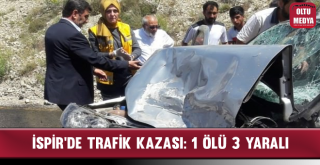 Otomobil İş Makinasıyla Çarpıştı: 1 Ölü, 3 Yaralı