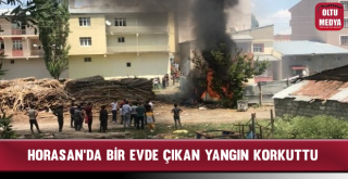 Kereste Atölyesinin Yanındaki Evde Çıkan Yangın Korkuttu