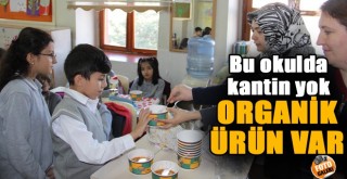 Bu okulda kantin yerine organik ürünler var