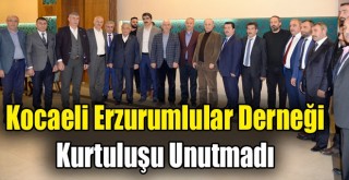 Kocaeli Erzurumlular Derneği Kurtuluşu Unutmadı!