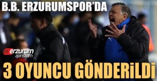 B.B. Erzurumspor'da 3 ayrılık birden!