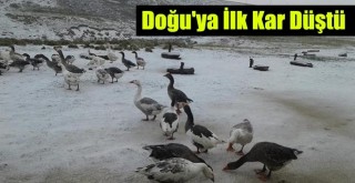 Doğu’da Yüksek Kesimlere Mevsimin İlk Karı Düştü!