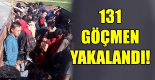 Erzurum’da 131 Kaçak Göçmen Yakalandı!