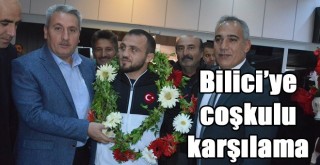 Güreşte dünyayı fetheden Bilici’ye coşkulu karşılama