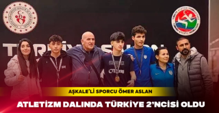 Aşkale'li sporcu Türkiye 2'ncisi oldu
