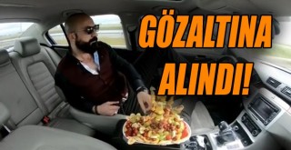 Trafikte Meyve Tabağı ve Tespihle Seyreden Sürücü Gözaltına Alındı!